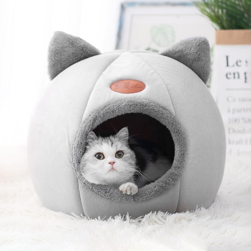 Novo sono profundo conforto no inverno cama de gato pequena cesta de esteira produtos para casinha de cachorro pequeno tendo para animais de estimaçao