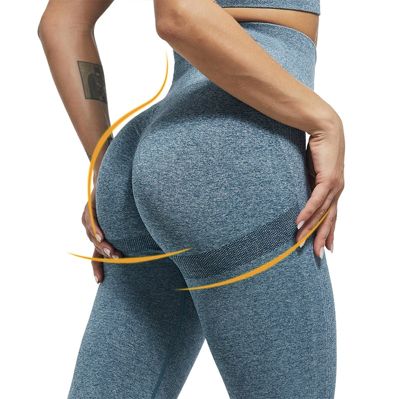 Leggings de cintura alta para mulheres fitness de treino para mulheres.