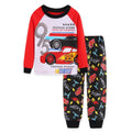 Conjuntos de pijamas infantis para bebes meninas e meninos Lightning Mcqueen pijamas roupas de algodao 95 carros de densenho