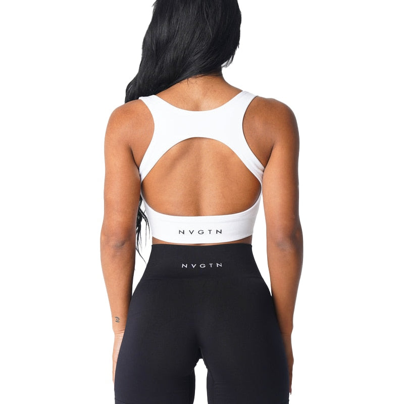 Sutiã respirável elástico sem costura para mulheres, spandex top, roupa interior fitness, aprimoramento do peito, esportes de lazer, eclipse