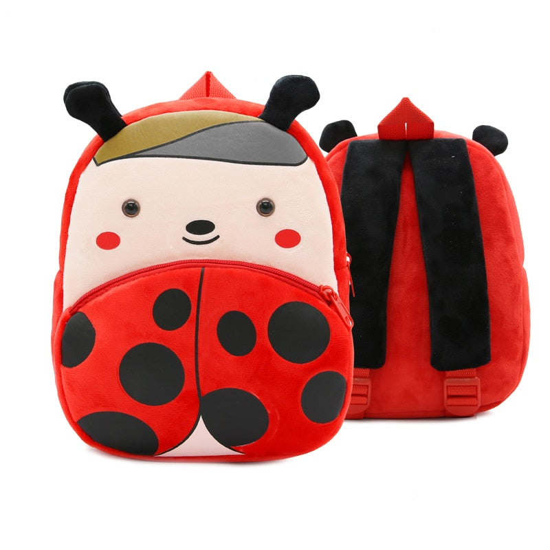 Mochilas de animais fofos desenhos animados de pelucia para crianças mochila escolares meninas e meninos