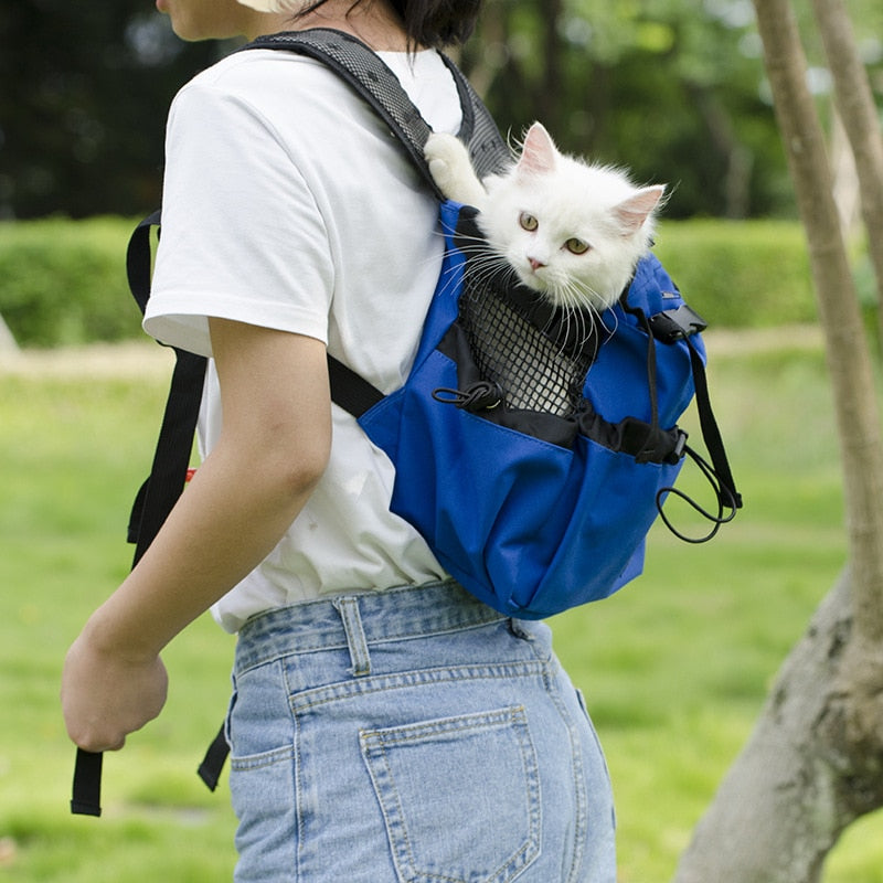 Bolsa transportadora respiravel para cães, portatil para animais de estimação,mochila de viagem ao ar livre reflexiva,para gatos e filhotes.