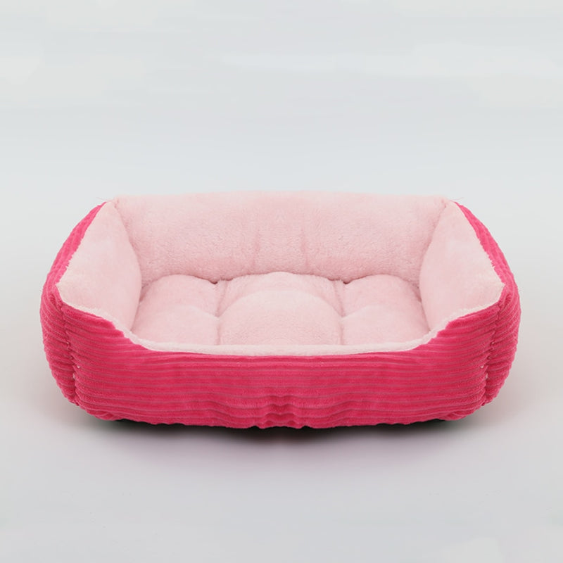 Cama para cachorro,gato,quadrada,de pelucia,canil,medio,pequeno,sofa cama almofada para animais de estimaçao