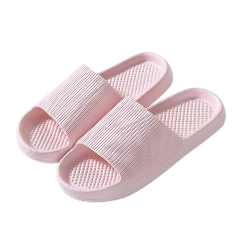 Fashion Men Women Sandals Anti Slip Wear Resistant EVA Thick Sole Comfortable Home Slippers Bathroom Flip Flops