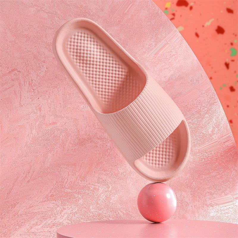 Fashion Men Women Sandals Anti Slip Wear Resistant EVA Thick Sole Comfortable Home Slippers Bathroom Flip Flops