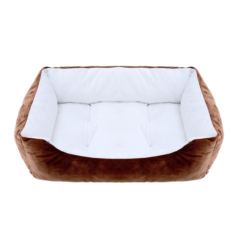 Cama para cachorro,gato,quadrada,de pelucia,canil,medio,pequeno,sofa cama almofada para animais de estimaçao