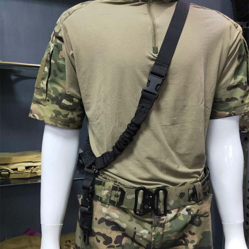 Cinto de arma de tiro acessorios de caça equipamento tatico arma de ponto unico tatico alça de ombro