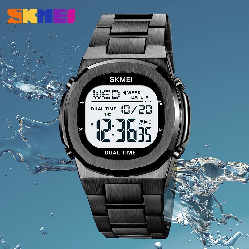 SKMEI 2004 Marca Homem relogio eletronico reloj masculino esporte Relogios digitais a prova d agua Despertador Calendario.