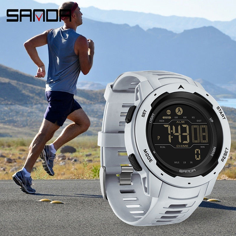 SANDA Fashion outdoor sport watch relogio de pulso eletronico Originais novo relogio Luminoso.