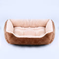 Cama para cachorro,gato,quadrada,de pelucia,canil,medio,pequeno,sofa cama almofada para animais de estimaçao