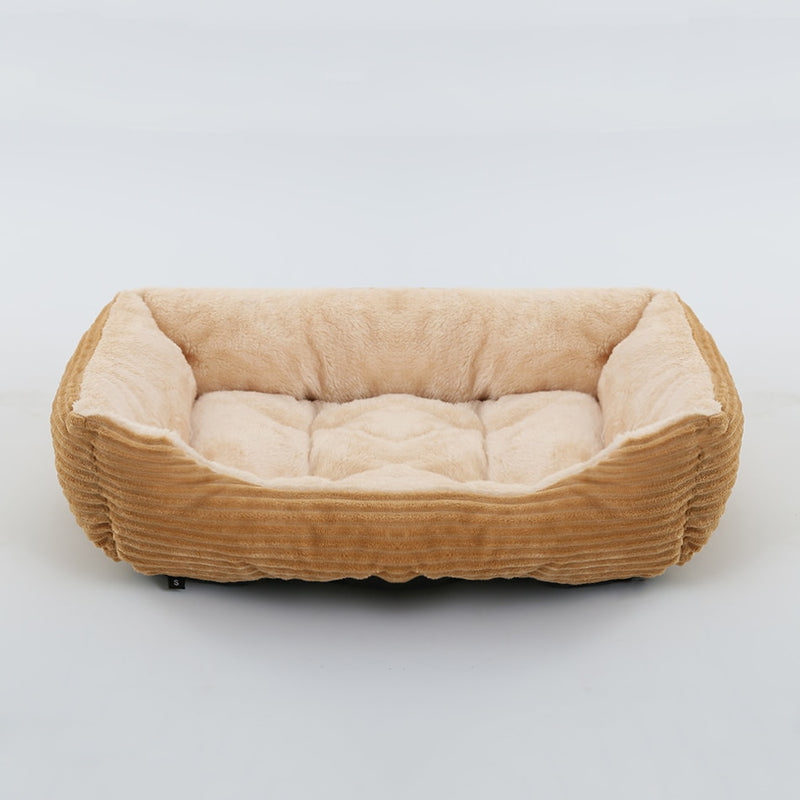 Cama para cachorro,gato,quadrada,de pelucia,canil,medio,pequeno,sofa cama almofada para animais de estimaçao