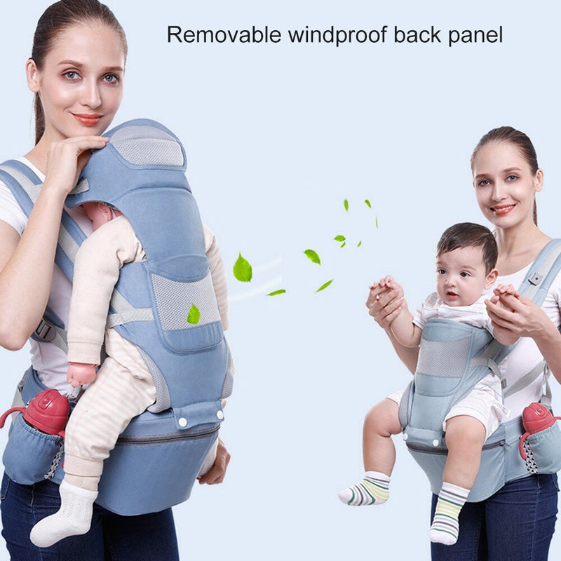 Banco de cintura para bebe com bolsa de armazenamento Ombro de conguru..