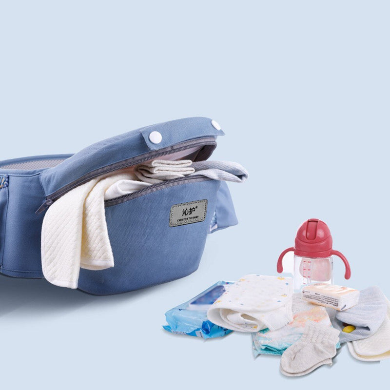 Banco de cintura para bebe com bolsa de armazenamento Ombro de conguru..