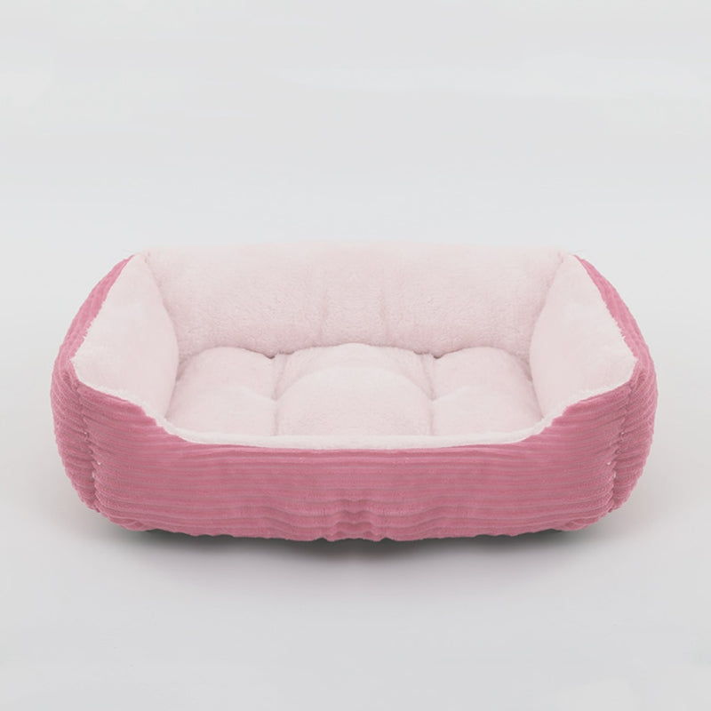 Cama para cachorro,gato,quadrada,de pelucia,canil,medio,pequeno,sofa cama almofada para animais de estimaçao