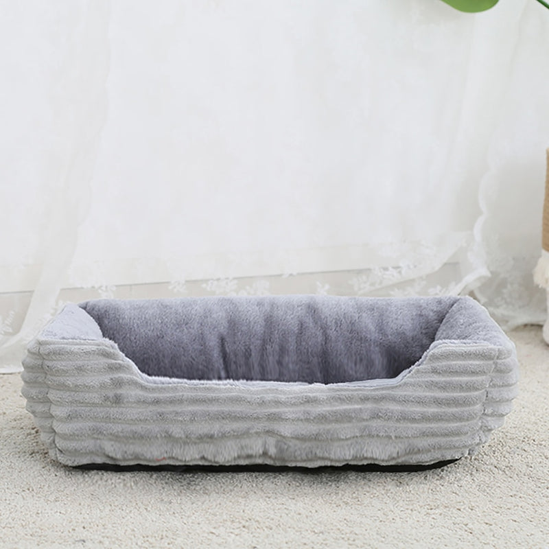 Cama para cachorro,gato,quadrada,de pelucia,canil,medio,pequeno,sofa cama almofada para animais de estimaçao