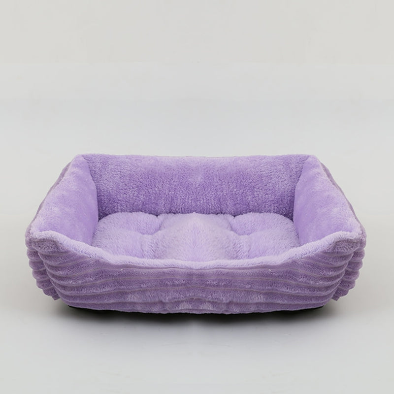 Cama para cachorro,gato,quadrada,de pelucia,canil,medio,pequeno,sofa cama almofada para animais de estimaçao