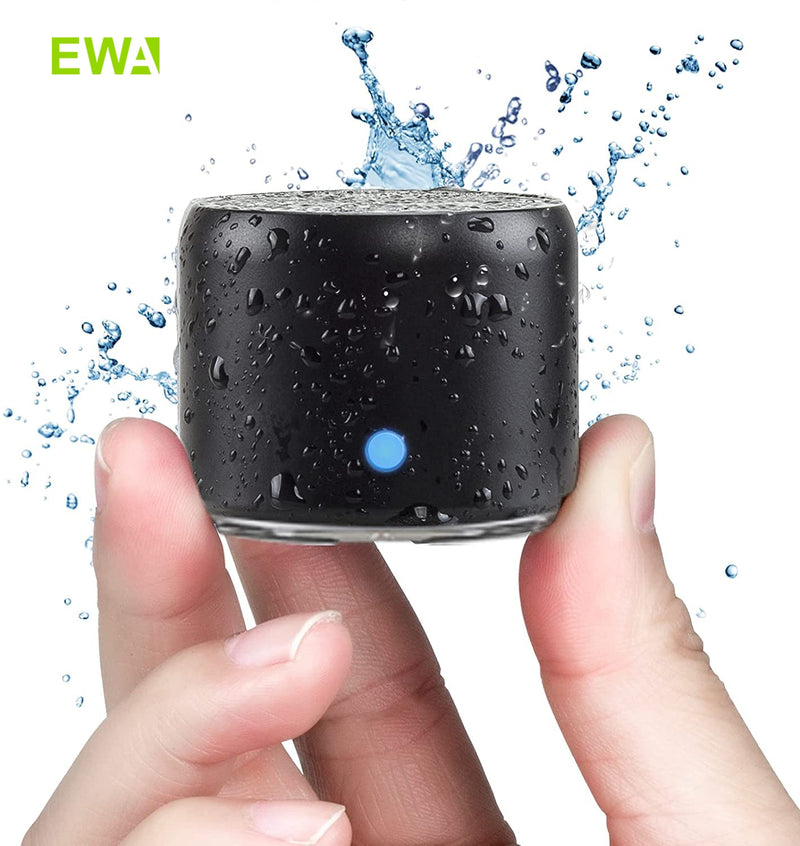 Mini alto-falante bluetooth EWA A106 PRO Com radiador de graves personalizado, IPX7 a Prova d agua, alto-falantes superportateis.