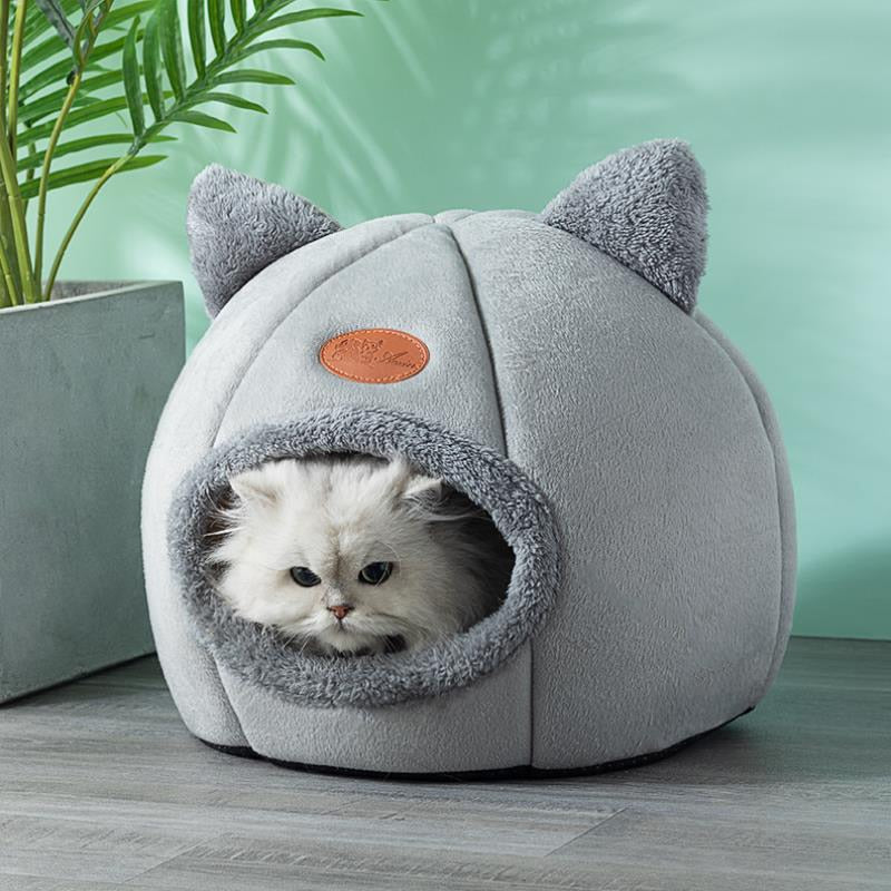 Novo sono profundo conforto no inverno cama de gato pequena cesta de esteira produtos para casinha de cachorro pequeno tendo para animais de estimaçao