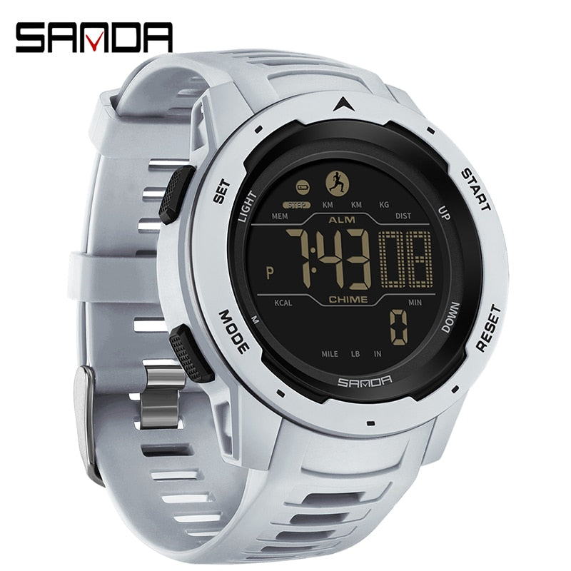 SANDA Fashion outdoor sport watch relogio de pulso eletronico Originais novo relogio Luminoso.